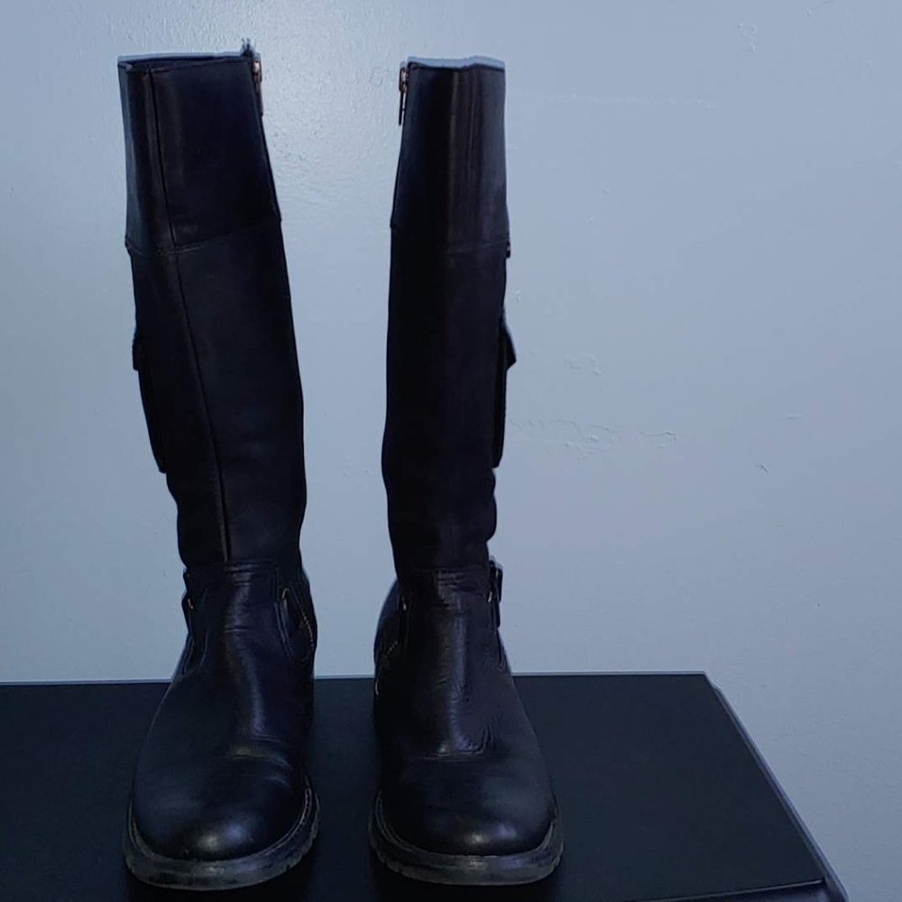 Timberland Tall Charles Street Darcey Boots- Black/Size 8M